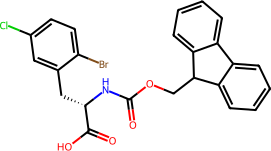 Fmoc-2-bromo-5-chloro-L-phenylalanine