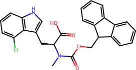Fmoc-N-methyl-4-chloro-L-tryptophan