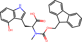 Fmoc-N-methyl-4-hydroxy-L-tryptophan