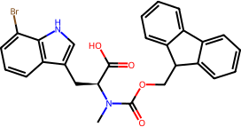 Fmoc-N-methyl-7-bromo-L-tryptophan